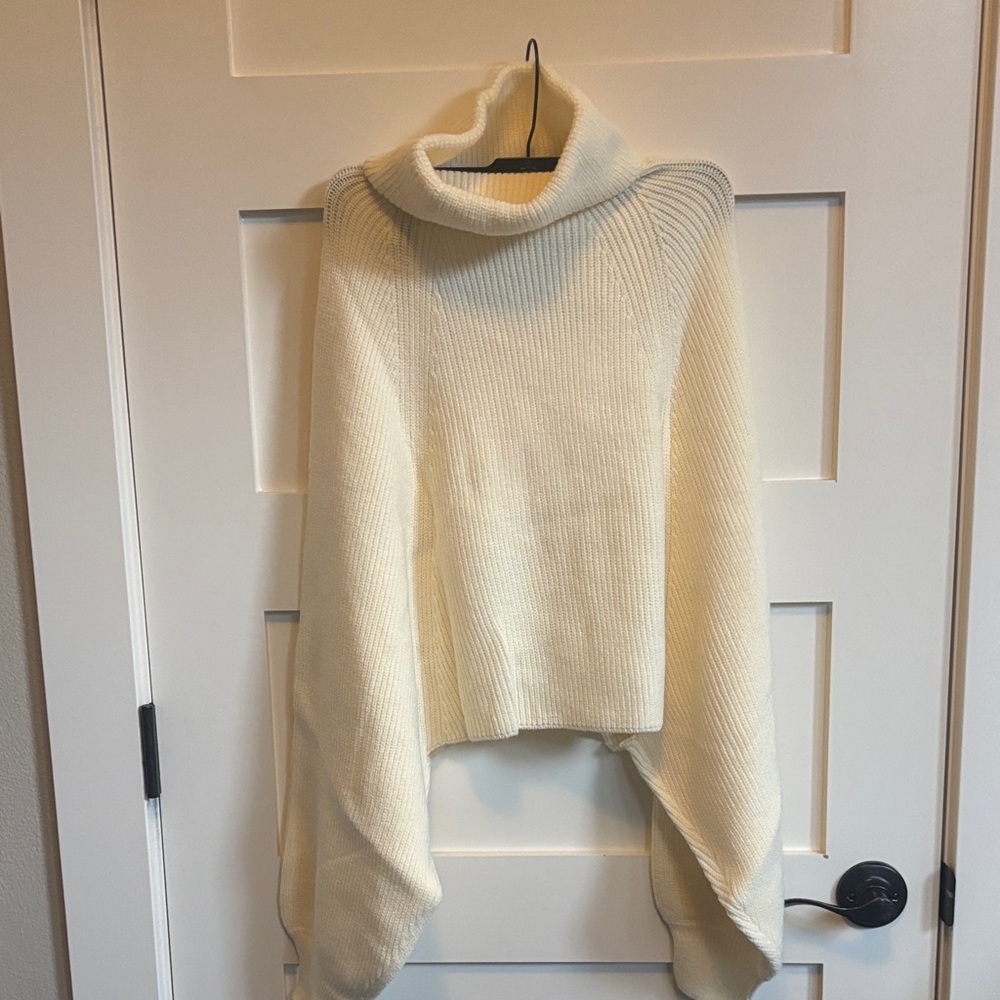 Elan Off-White Turtleneck Sweater - Picture 4 of 6